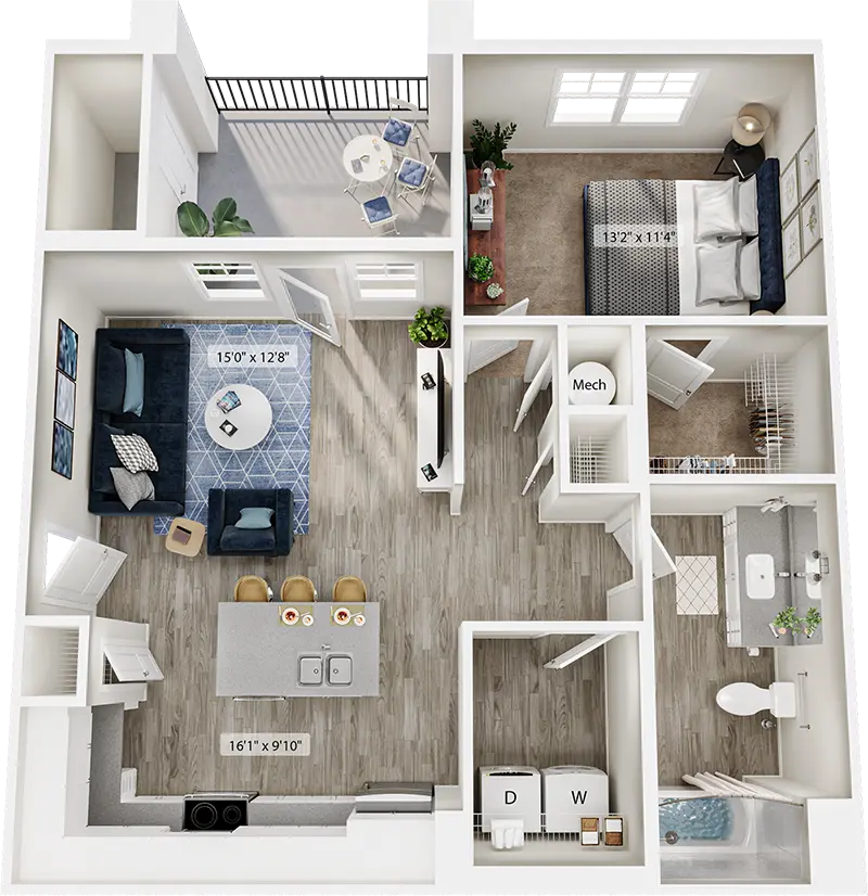 The Denton Floor Plan